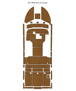 2017 RMX HCX 23 Cockpit Pad Boat EVA Teak Deck Faux Foam Floor Mat Flooring - $2,323.73 CAD