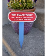NO SOLICITING Yard Sign, (Don&#39;t Waste My Time) - $186.74 MXN