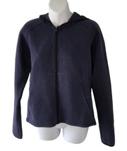 Wmns Lululemon Navy Softstreme Pocketed Zip Up Hoodie Sweater Sz 6 - £34.92 GBP