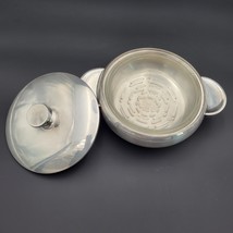 Vintage Reed and Barton Silverplate Bowl with Lid and Glass bowl 1171 - €43,87 EUR