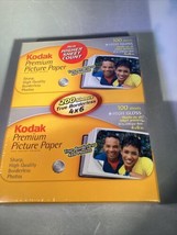 Kodak Premium Photo Paper 4x6 200 Sheets High Gloss True Borderless New - $13.86