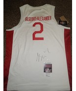 Shai Gilgeous-Alexander Signed Autograph Team Canada FIBA Jersey OKC Thu... - $813.10 CAD