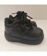 Nike Air Force One LE Sneaker Toddler 2C Black Leather DH2926-001 - $368.33 MXN