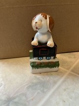 Vintage 1989 The Poky Little Puppy in a train car Figurine 4.25&quot; - £24.77 GBP