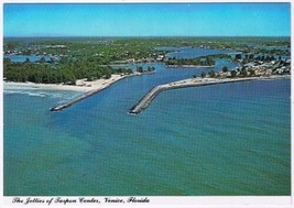 Postcard The Jetties Of Tarpon Center Venice Florida - £2.32 GBP