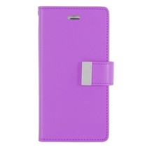 For Samsung Note 10 Goospery Rich Diary Leather Wallet Case Purple - £5.38 GBP