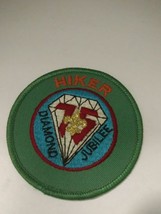 BSA 75th Diamond Jubilee Hiker Patch Boy Scouts of America - £1.19 GBP