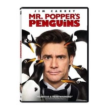 Mr. Popper&#39;s Penguins DVD Movie Jim Carrey Comedy Funny Animal Kids Children - £9.34 GBP