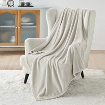 Bedsure Fleece Blanket Twin Blanket Linen - 280GSM Soft Cozy - £21.93 GBP