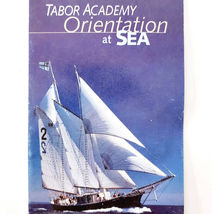 1990s Tabor Academy Orientation At Sea Brochure Maritime Nautical School... - $19.99