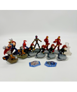 Marvel Disney Infinity Lot 2.0 Figures Crystal Discs Spiderman Thor Iron... - $60.93 CAD