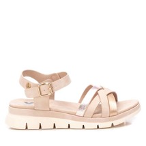 Xti women&#39;s faux leather sandal in NUDE - £45.62 GBP