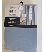 Mainstays Blackout Panel Pair (2 Panels) 30” x 84” Blue Quartz color - $246.04 MXN