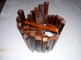 20SS96 Wood Plant Stands, 6 Count, 6&quot; Tall, 3-1/4&quot; Lift, 7-3/4&quot; X 7-3/4&quot; Od, 6-5 - £10.38 GBP