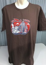 NYC New York City Tourist Twin Towers Large T-Shirt Manhattan - £9.24 GBP