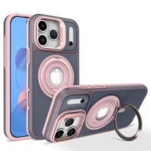 Generic Case For iPhone 16 (Color: Pink) Magnetic Silicone Grip Ring Har... - $46.29