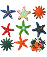 16 Pcs Pool Starfish Big Diving Toys Colorful Starfish Pool Toy Soft Rub... - £24.86 GBP
