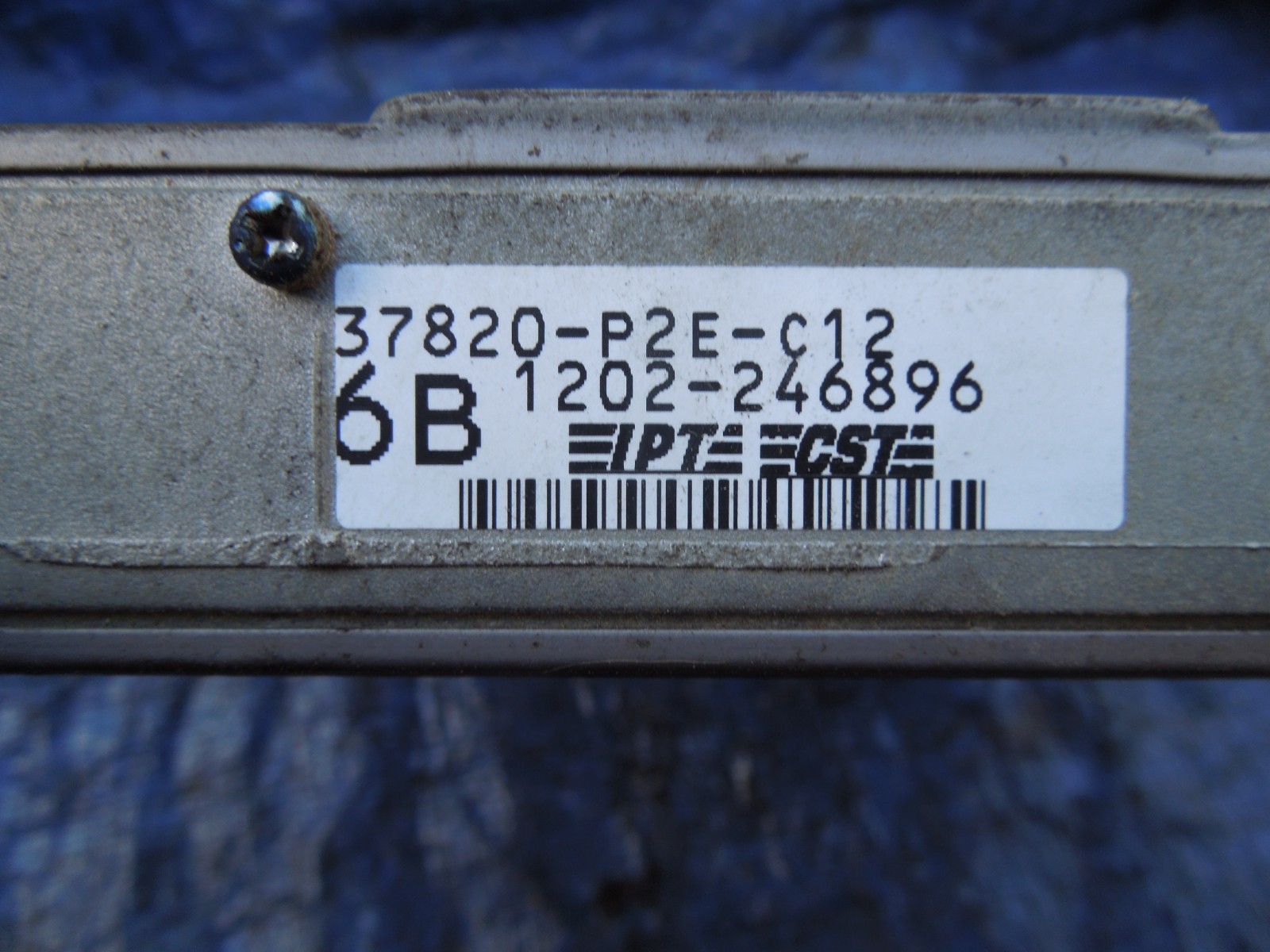 99-00 Honda Civic D16Y7 engine computer ecu obd2a 37820-P2E-C12 manual 246896 Item image 2
