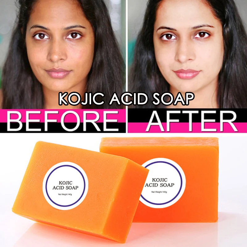 Sporting Kojic Acid Soap Dark Black Skin Lightening Soap Hand made Kogic Soap Gl - £18.44 GBP