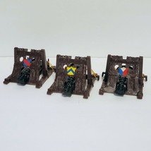 VTG 1994 Weapons &amp; Warriors 3 Defense Shields Fort Replacement Pieces Pa... - £5.44 GBP