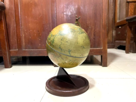 Vintage Nautical Old Chad Valley World Globe Made In England - £131.77 GBP