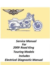 2009 Harley Davidson Road King Touring Models Service Manual  - $28.95