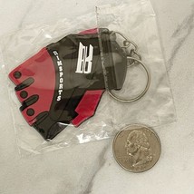Rimsports Fingerless Weightlifting Gloves Pink Black Keychain Keyring - £5.41 GBP