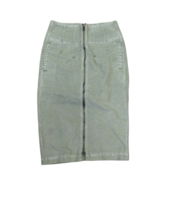 Free People We The Free Womens Denim Skirt Washed Green Size 26W - £35.27 GBP