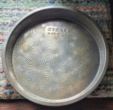 Vintage Ovenex N-95-8 Pie Pan Biscuit Pan Decorative Bottom Cooking Baki... - £11.84 GBP