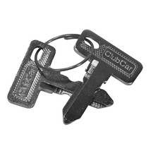 2 Keys Fits Club Car DS Carryall Gas Electric Golf Cart Ignition 1012505... - $19.57