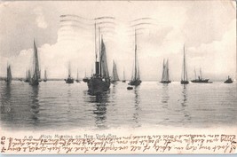 Misty Morning on New York Bay New York Postcard 1907 Rotograph Undivided Back - £12.42 GBP