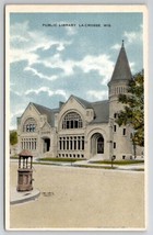 La Crosse WI Public Library Wisconsin Postcard E28 - £4.73 GBP