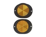 Military Truck Pendant Black &amp; Amber Reflector Pair For M101 Humvee M998... - £23.82 GBP