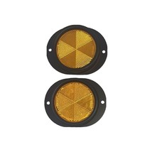 Military Truck Pendant Black &amp; Amber Reflector Pair For M101 Humvee M998... - £23.45 GBP
