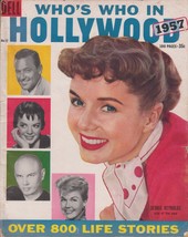 WHO&#39;S WHO IN HOLLYWOOD No. 12 (1957 Annual) Debbie Reynolds, Jayne Mansf... - £8.44 GBP
