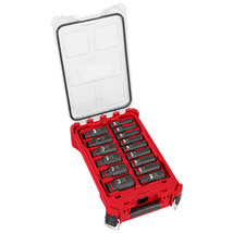 Milwaukee 49-66-6802 15-Pc Shockwave Impact Duty 1/2&quot; Dr SAE Packout Soc... - $229.99