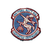 Vintage 86th Mil ALFT SQ. Versatile Dependable Military Patch  - $8.21 CAD