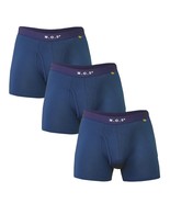 Men’s Bamboo Boxer Briefs 3 Pack Breathable Soft Underwear with Pouch St... - $570.01 MXN