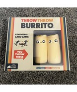 NEW Sealed EXPLODING KITTENS Throw Throw Burrito A Dodgeball Card Game - $297.75 MXN