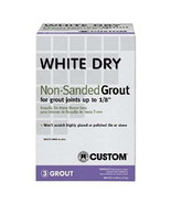 Custom Building Product WDG5 5 lb Non-Sanded White Tile Grout - $23.67