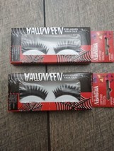 Lot Of 2-NYC Halloween Faux Eyelashes Self Adhesive 990 Devilish, Nib - £8.41 GBP