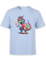 FANTUCCI Unisex T-Shirts | Fairy T-Rex T-Shirt | 100% Cotton - £17.22 GBP+
