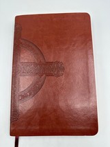 Holy Bible NLT New Living Translation Leather Like Slimline Large Print VGC - $19.34