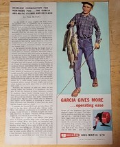 Original Vintage Ad Garcia Dual Sided Abu Matic 170 Reel 1960&#39;s - $8.59