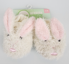 BABY BOOTIES Rabbit Bunny New Shower Gift Slippers Shoes Socks Fuzzy Cre... - $27.14 CAD