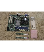 Intel DG41RQ E54511-205 Motherboard with I/O Panel+Ram+Fan - $458.47 MXN