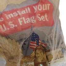 Annin Flag Mount Kit Eagle New Vintage USA Bracket Plastic Cord Instruct... - $14.84