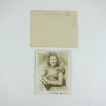 Shirley Temple Photograph 1832 &amp; Envelope 5x4 Hollywood Actress Vintage ... - $29.99