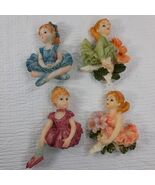 Vintage Presitge refrigerator Magnet set 4 Ballerina girls fridge dimens... - $668.62 MXN