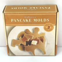 Pancake Molds Set 3 Cat Bat Ghost Williams-Sonoma Non-Stick Surface Hall... - £10.29 GBP